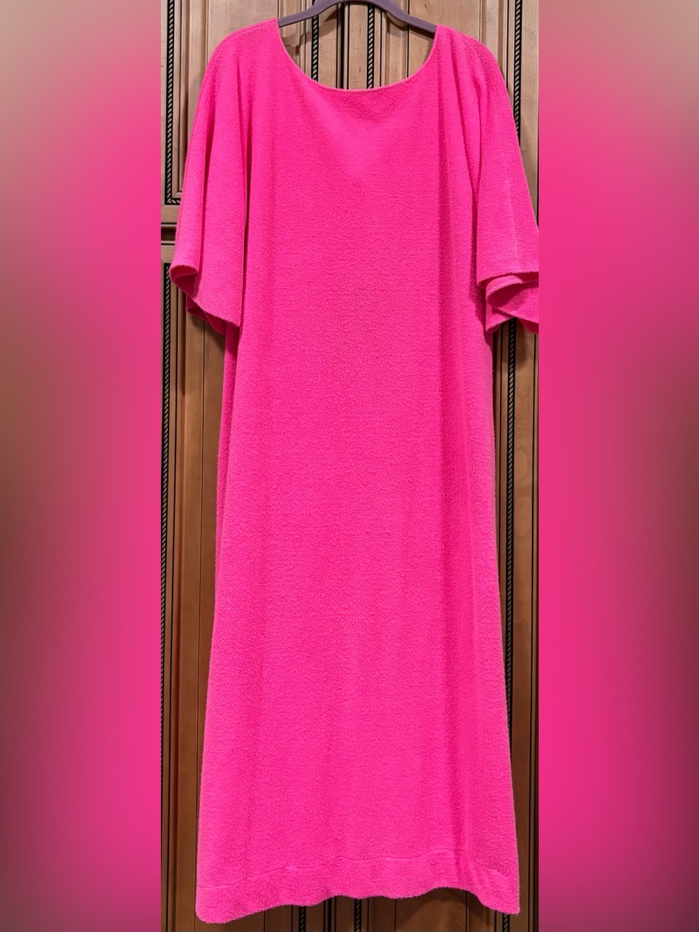 Vintage 50’s 60’ Elisabeth Arden Lucie Ann Beverly Hills Terrycloth Mumu Coverup